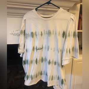 Great Good Hart (Matilda Jane) top in green/cream